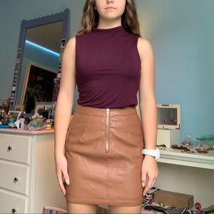 Plum purple tank top size small petite